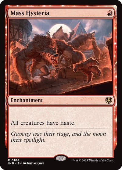Mass Hysteria Innistrad Remastered Magic card