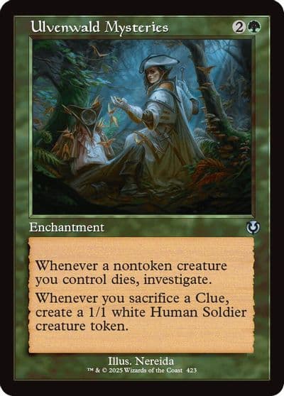 Ulvenwald Mysteries Retro Frame Innistrad Remastered Magic card