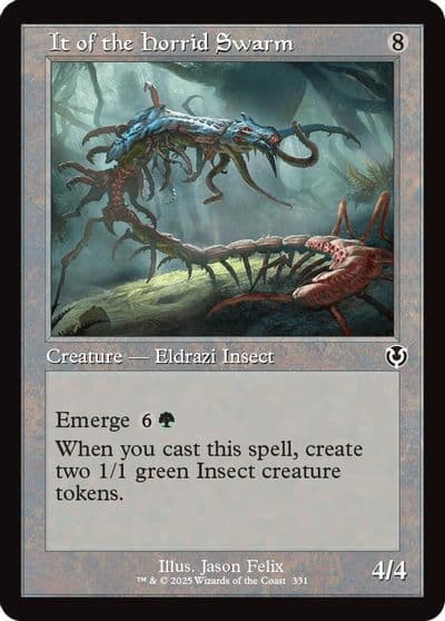It of the Horrid Swarm Retro Frame Innistrad Remastered Magic card