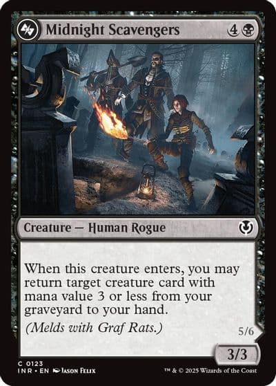 Midnight Scavengers Innistrad Remastered Magic card