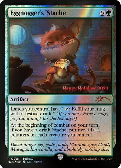 Eggnoggers Stache Special Occasion Magic card