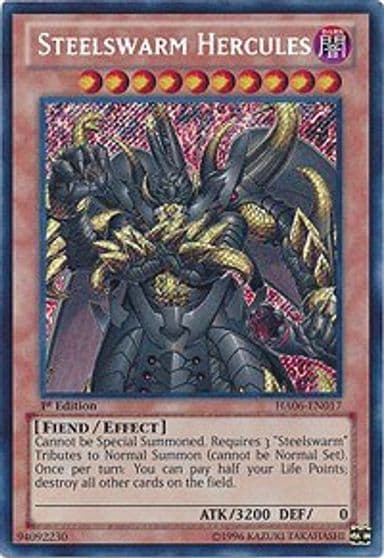 Steelswarm Hercules Hidden Arsenal 6: Omega Xyz Yu-Gi-Oh! card