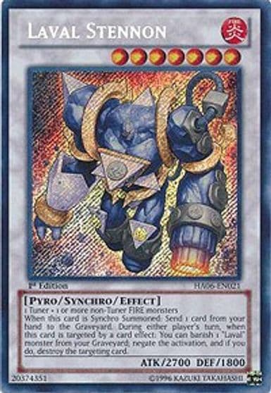 Laval Stennon Hidden Arsenal 6: Omega Xyz Yu-Gi-Oh! card