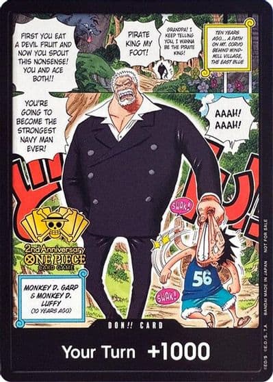 DON Card 2nd Anniversary Tournament One Piece Promotion Cards One Piece card