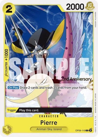 Pierre Emperors in the New World: 2nd Anniversary Tournament Cards One Piece card
