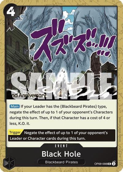 Black Hole Emperors in the New World: 2nd Anniversary Tournament Cards One Piece card