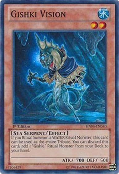Gishki Vision Hidden Arsenal 6: Omega Xyz Yu-Gi-Oh! card