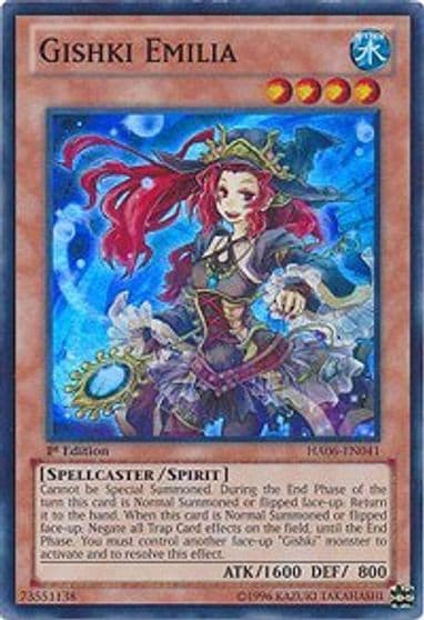 Gishki Emilia Hidden Arsenal 6: Omega Xyz Yu-Gi-Oh! card