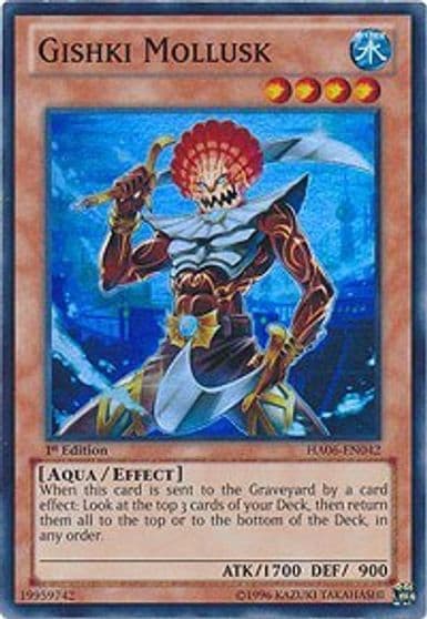 Gishki Mollusk Hidden Arsenal 6: Omega Xyz Yu-Gi-Oh! card