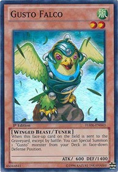 Gusto Falco Hidden Arsenal 6: Omega Xyz Yu-Gi-Oh! card