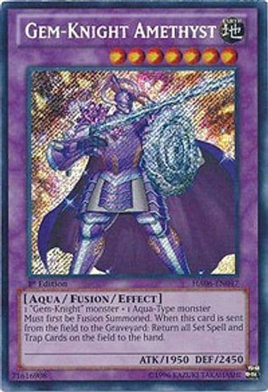 Gem Knight Amethyst Hidden Arsenal 6: Omega Xyz Yu-Gi-Oh! card