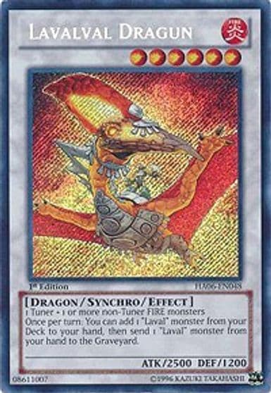 Lavalval Dragun Hidden Arsenal 6: Omega Xyz Yu-Gi-Oh! card
