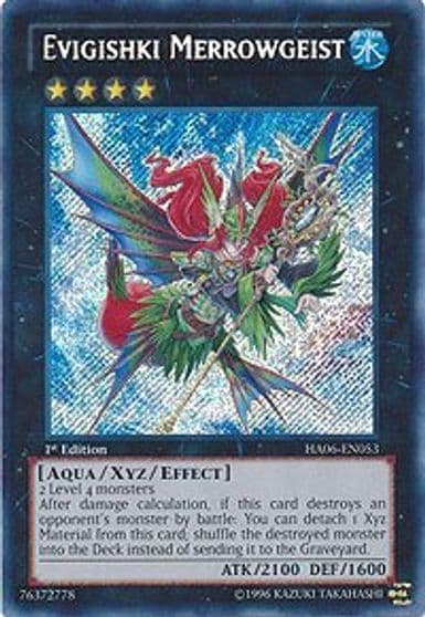 Evigishki Merrowgeist Hidden Arsenal 6: Omega Xyz Yu-Gi-Oh! card