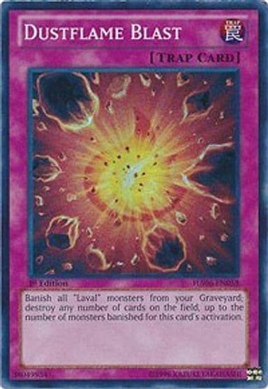 Dustflame Blast Hidden Arsenal 6: Omega Xyz Yu-Gi-Oh! card