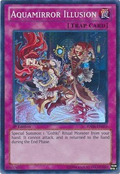 Aquamirror Illusion Hidden Arsenal 6: Omega Xyz Yu-Gi-Oh! card
