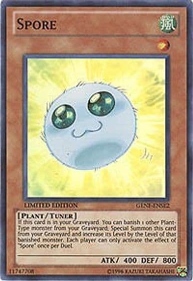 Spore Generation Force Yu-Gi-Oh! card