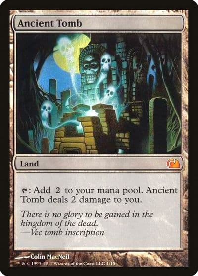 Ancient Tomb From the Vault: Realms Magic card