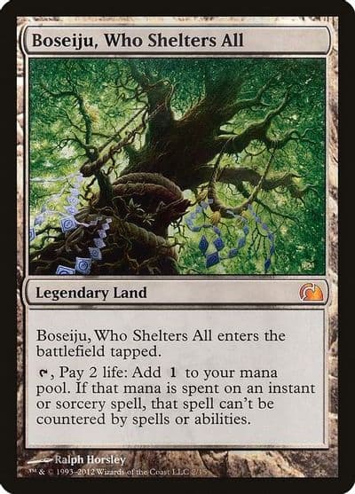 Boseiju Who Shelters All From the Vault: Realms Magic card