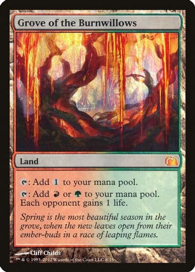 Grove of the Burnwillows From the Vault: Realms Magic card
