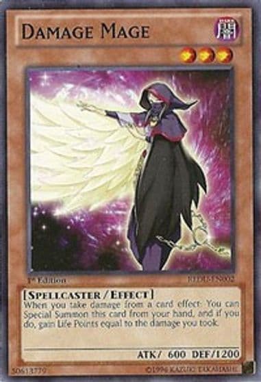 Damage Mage Return of the Duelist Yu-Gi-Oh! card