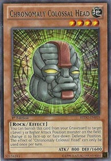 Chronomaly Colossal Head Return of the Duelist Yu-Gi-Oh! card