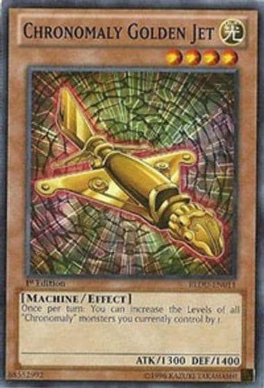 Chronomaly Golden Jet Return of the Duelist Yu-Gi-Oh! card