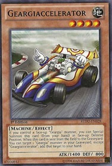 Geargiaccelerator Return of the Duelist Yu-Gi-Oh! card
