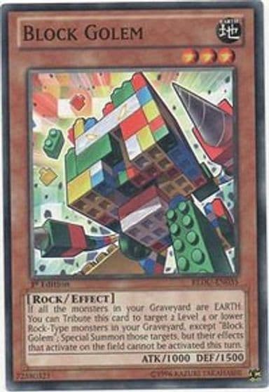 Block Golem Return of the Duelist Yu-Gi-Oh! card