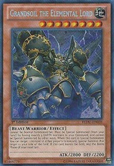 Grandsoil the Elemental Lord Return of the Duelist Yu-Gi-Oh! card