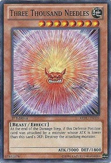 Three Thousand Needles Return of the Duelist Yu-Gi-Oh! card