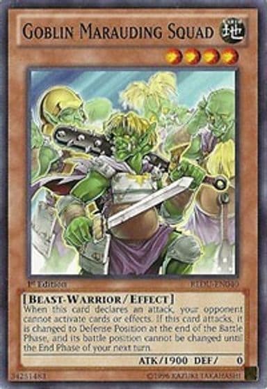 Goblin Marauding Squad Return of the Duelist Yu-Gi-Oh! card