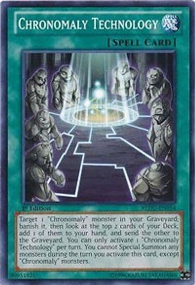 Chronomaly Technology Return of the Duelist Yu-Gi-Oh! card