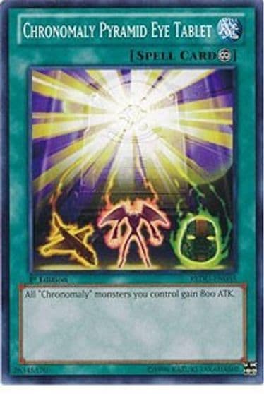 Chronomaly Pyramid Eye Tablet Return of the Duelist Yu-Gi-Oh! card