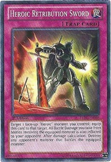 Heroic Retribution Sword Return of the Duelist Yu-Gi-Oh! card