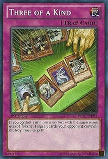 Three of a Kind Return of the Duelist Yu-Gi-Oh! card