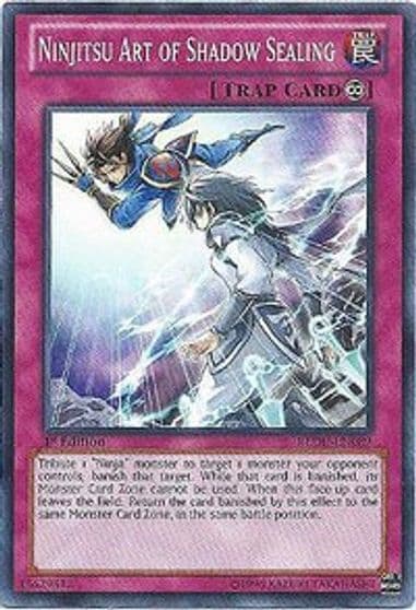 Ninjitsu Art of Shadow Sealing Return of the Duelist Yu-Gi-Oh! card