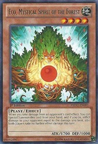 Eco Mystical Spirit of the Forest Return of the Duelist Yu-Gi-Oh! card