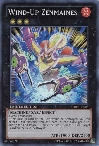 Wind Up Zenmaines 2012 Collectors Tin Yu-Gi-Oh! card