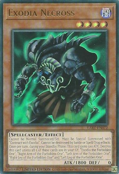 Exodia Necross The Lost Art Promotion Yu-Gi-Oh! card