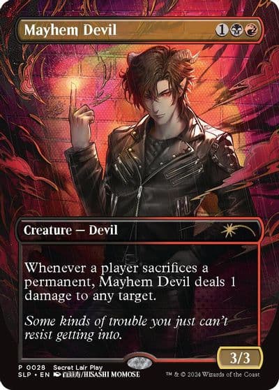 Mayhem Devil Secret Lair Showdown Magic card