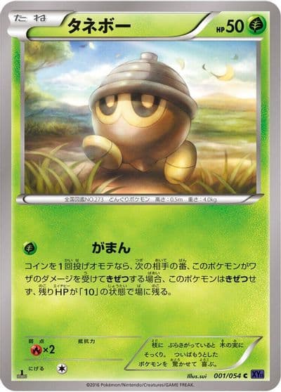 Seedot XY11-Bb: Fever-Burst Fighter Pokemon card