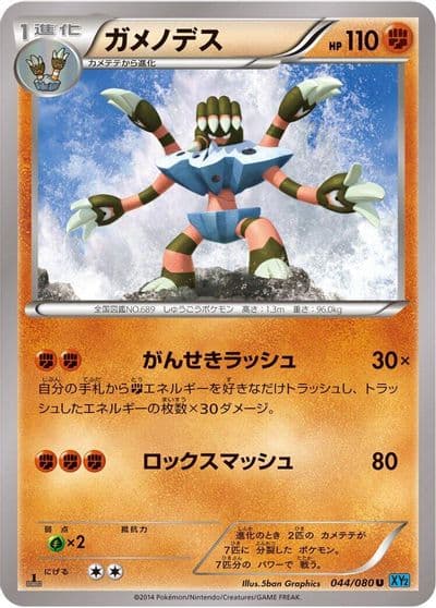 Barbaracle XY2: Wild Blaze Pokemon card