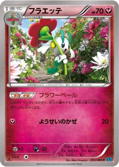 Floette XY2: Wild Blaze Pokemon card