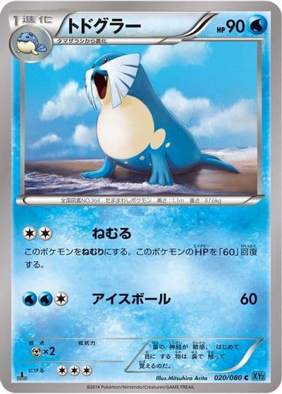 Sealeo XY2: Wild Blaze Pokemon card