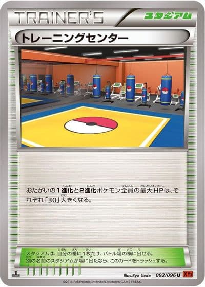 Training Center XY3: Rising Fist Pokemon card