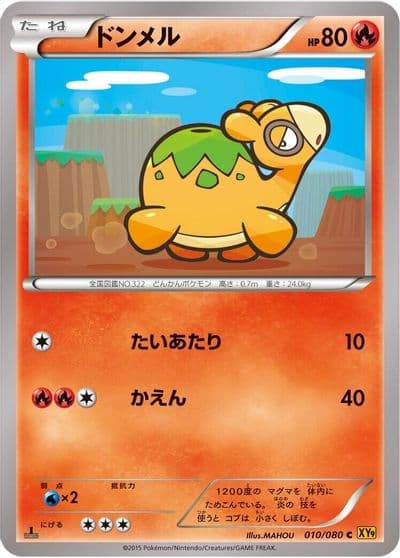 Numel XY9: Rage of the Broken Heavens Pokemon card
