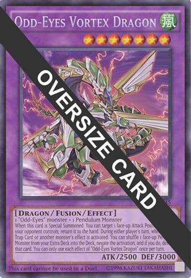 Odd Eyes Vortex Dragon Oversized Miscellaneous Promotional Cards Yu-Gi-Oh! card