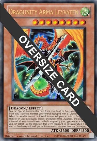 Dragunity Arma Leyvaten Oversized Miscellaneous Promotional Cards Yu-Gi-Oh! card