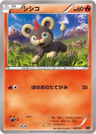 Litleo XYA: M Charizard-EX Mega Battle Deck Pokemon card