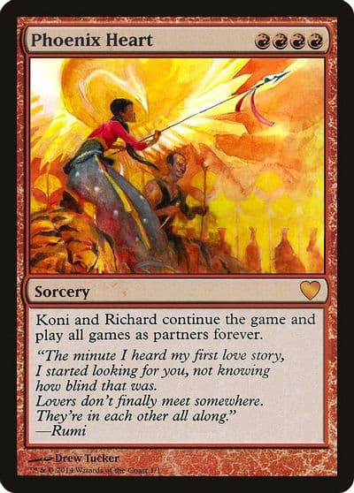 Phoenix Heart Special Occasion Magic card